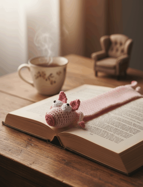 Bladwijzer "Vic" het varken