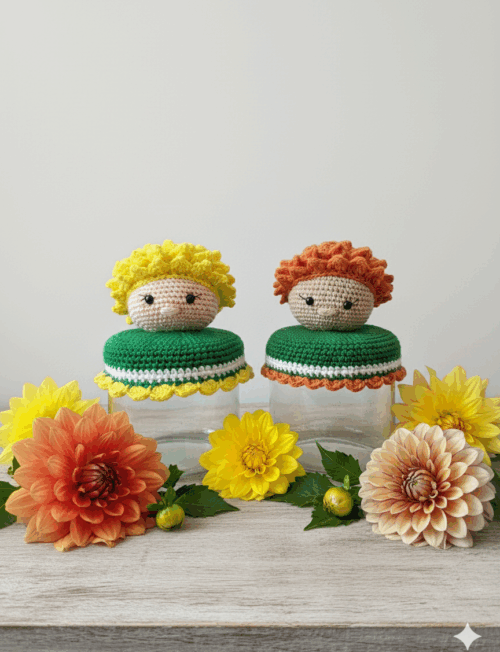 Dekselpotje "Dahlia"