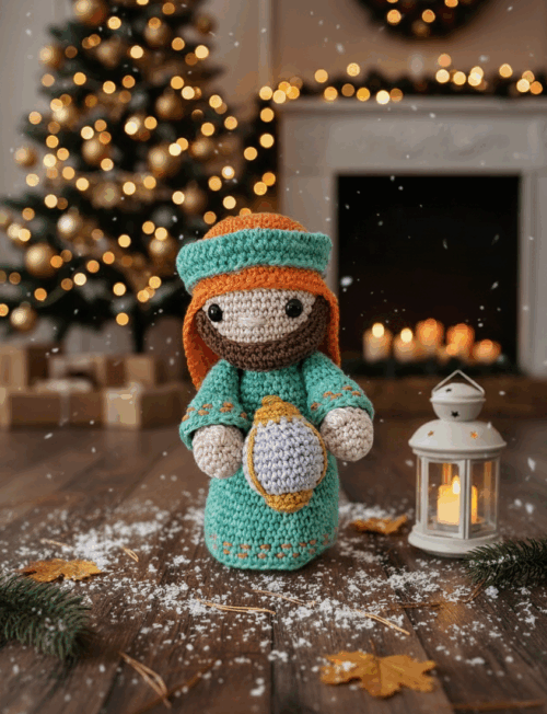 Kerstfiguur "Caspar" (3 koningen)