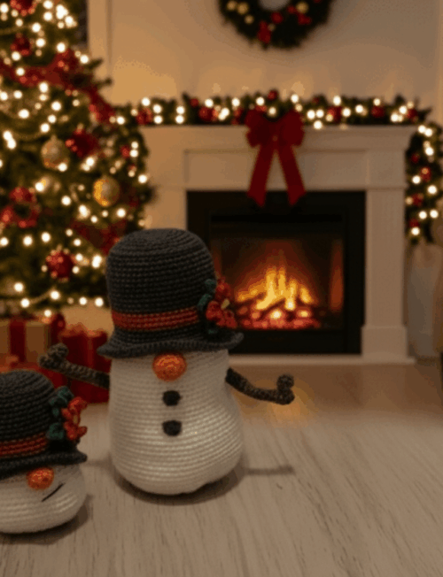 Gnoom "Sneeuwpop & vriendje"